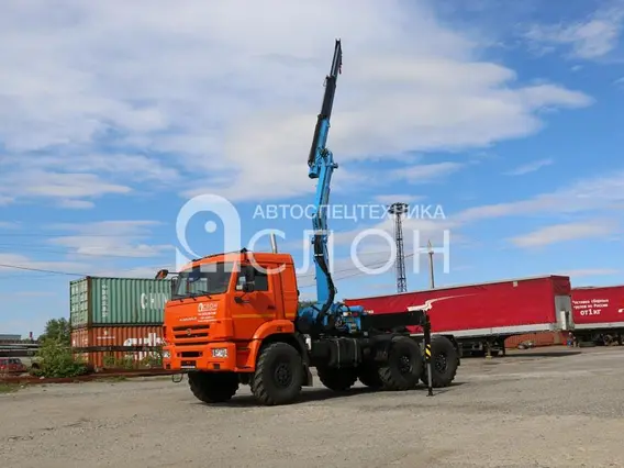 Тягач с КМУ Камаз 5350 2026 года новый фото 3