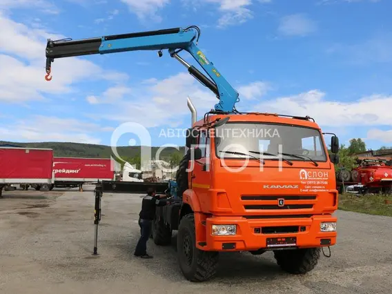 Тягач с КМУ Камаз 5350 2026 года новый фото 9