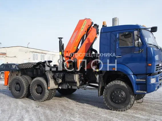 Тягач с КМУ Камаз 65225 2026 года новый