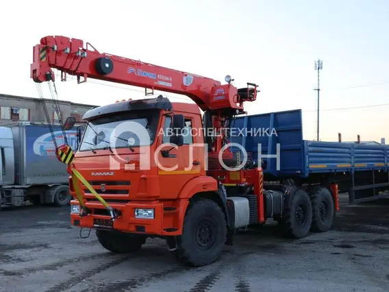 Тягач с КМУ Камаз 43118 2026 года новый