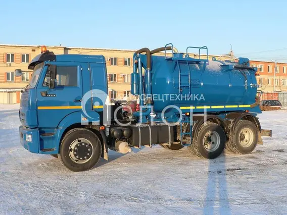 Вакуумная автоцистерна Камаз 65115 2026 года новый фото 8