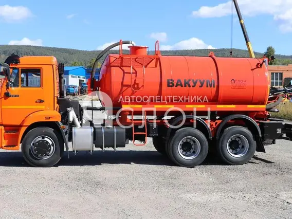 Вакуумная автоцистерна Камаз 65115 2026 года новый фото 4