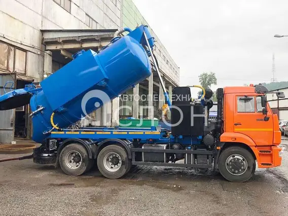 Вакуумная автоцистерна Камаз 65115 2026 года новый фото 2