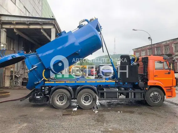 Вакуумная автоцистерна Камаз 65115 2026 года новый фото 3