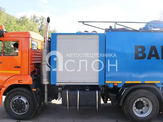 Вакуумная автоцистерна Комбинированная каналопромывочная машина КМВС-6/5 на шасси КАМАЗ 65115-48 (насос DL-250) 2026 года новый фото 24