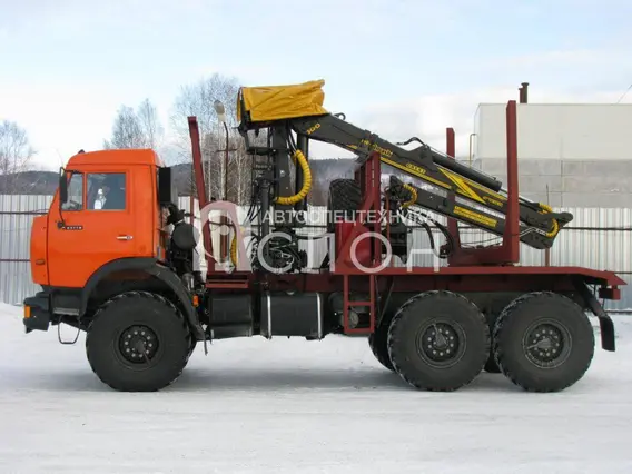 Лесовоз с КМУ Камаз 43118 2026 года новый фото 2