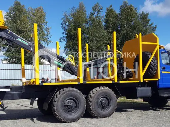 Лесовоз с КМУ Урал 4320 NEXT 2026 года новый фото 2