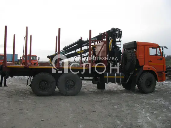 Лесовоз с КМУ Камаз 43118 2026 года новый фото 2