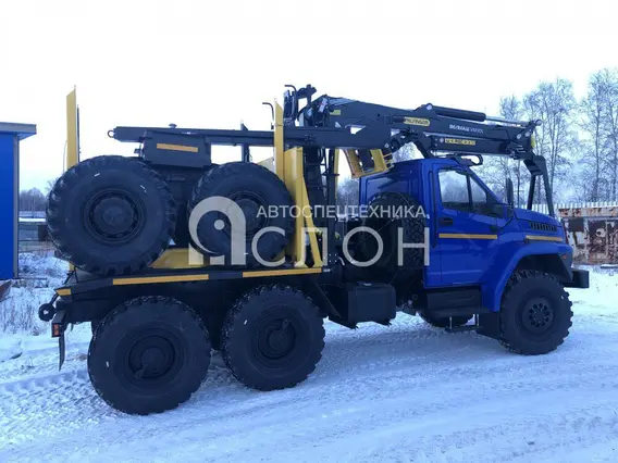 Лесовоз с КМУ Урал 5557 2026 года новый фото 13