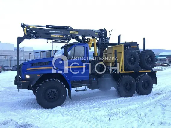Лесовоз с КМУ Урал 5557 2026 года новый фото 4