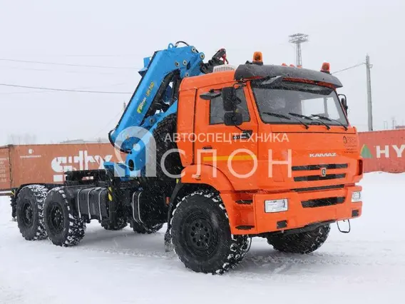 Тягач с КМУ Камаз 43118 2026 года новый фото 2