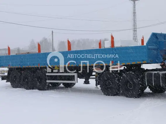 Бортовой Полуприцеп бортовой (длина 12 м, грузоподъемность 30 т, с кониками) 2026 года новый