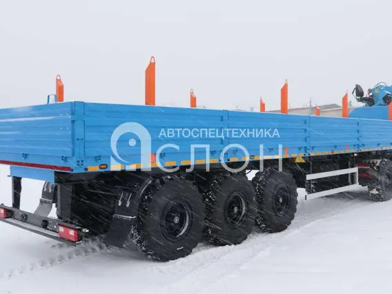 Бортовой Полуприцеп бортовой (длина 12 м, грузоподъемность 30 т, с кониками) 2026 года новый фото 6