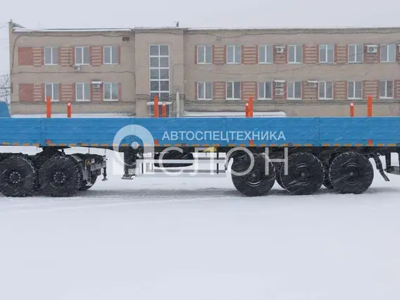 Бортовой Полуприцеп бортовой (длина 12 м, грузоподъемность 30 т, с кониками) 2026 года новый фото 8
