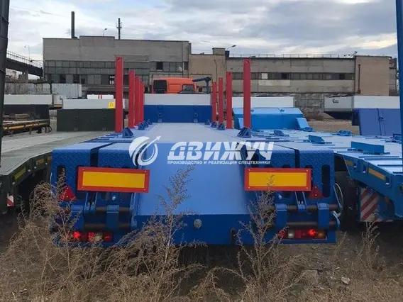 Трал Полуприцеп-тяжеловоз автомобильный 9909 -ККТГ  новый фото 2