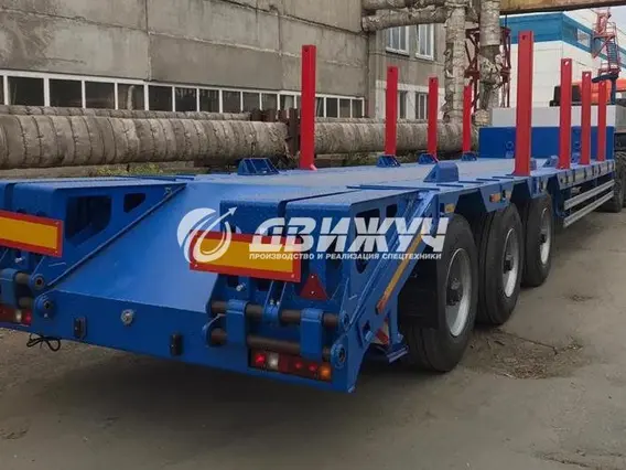 Трал Полуприцеп-тяжеловоз автомобильный 9909 -ККТГ  новый фото 6