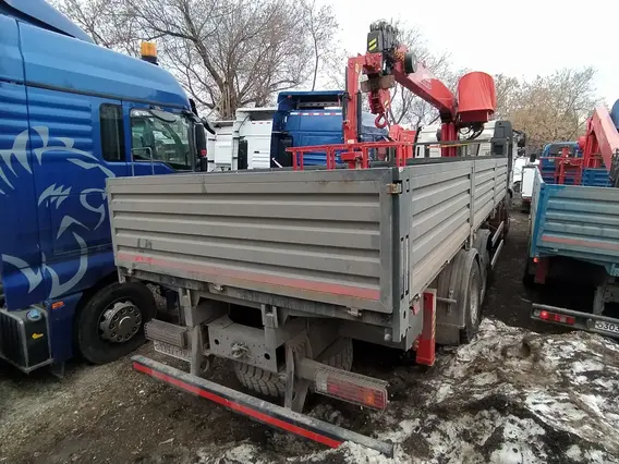 Бортовой с КМУ FAW J6P 2023 года б/у фото 5