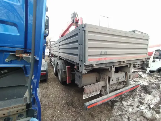 Бортовой с КМУ FAW J6P 2023 года б/у фото 6