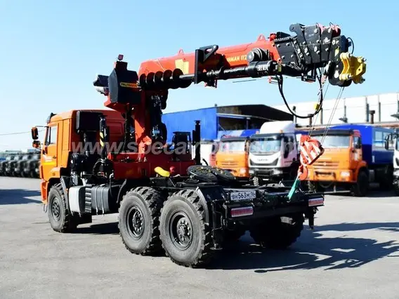 Тягач с КМУ Камаз 44108  новый