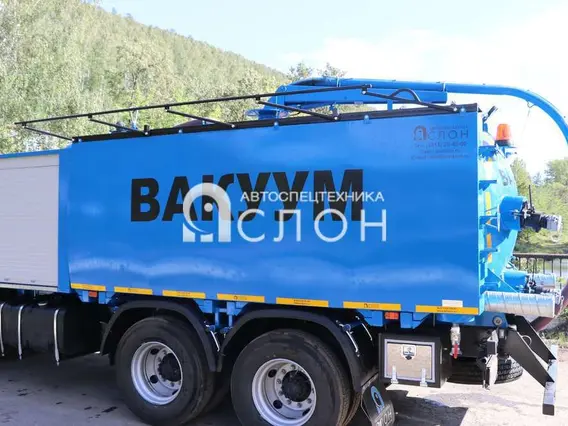Вакуумная автоцистерна Комбинированная каналопромывочная машина КМВС-6/5 на шасси КАМАЗ 65115-48 (насос DL-250) 2025 года новый фото 20