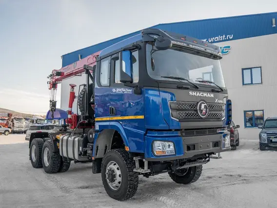 Тягач с КМУ Shacman SX32586V385 2025 года новый фото 7