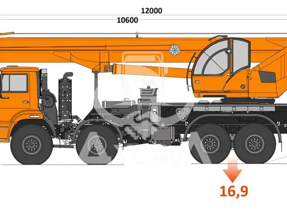 Автокран Камаз 63501 2020 года новый