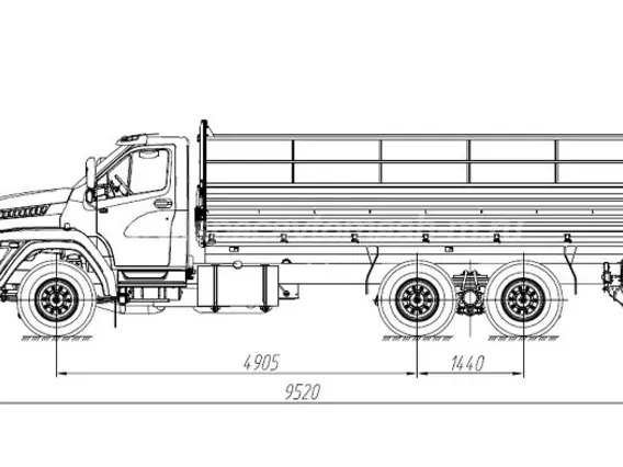 Самосвал Урал NEXT 73945  б/у