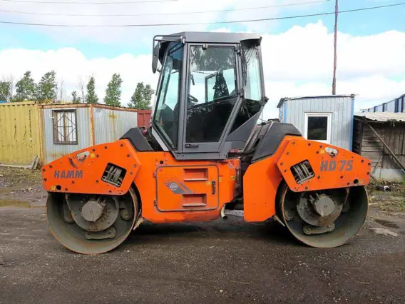 Дорожный каток HAMM HD 75 2014 года б/у