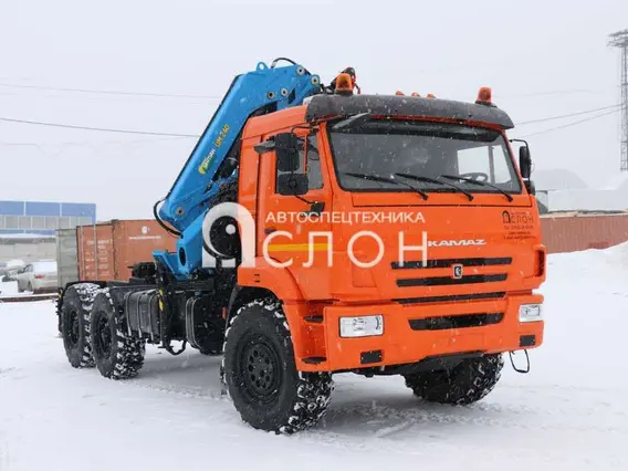 Тягач с КМУ Камаз 43118 2025 года новый