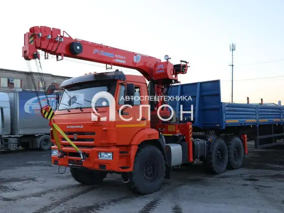 Тягач с КМУ Камаз 43118 2025 года новый