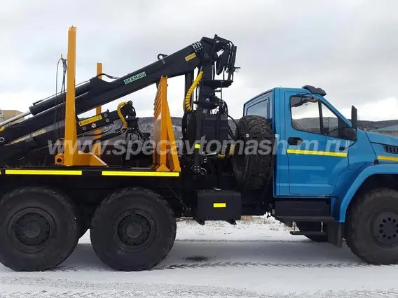 Лесовоз с КМУ Урал Next 55571 новый фото 3