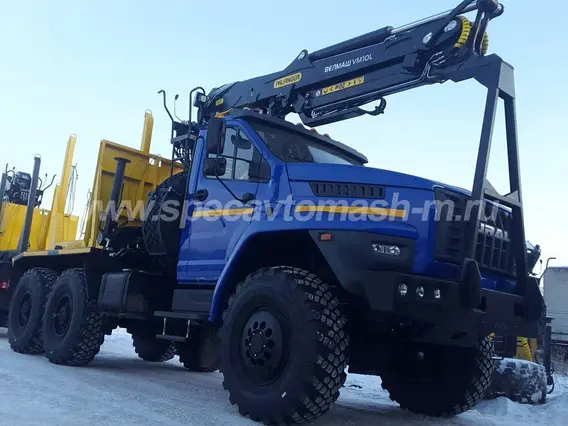 Лесовоз с КМУ Урал Next  55571  новый фото 6