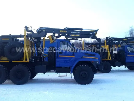 Лесовоз с КМУ Урал Next  55571  новый фото 3