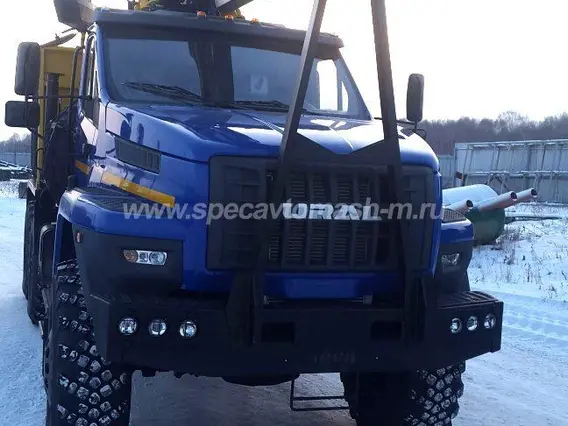 Лесовоз с КМУ Урал Next  55571  новый фото 5