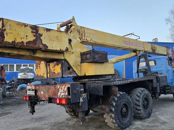 Автокран Урал 4320 Челябинец КС-45721 2007 года б/у фото 5