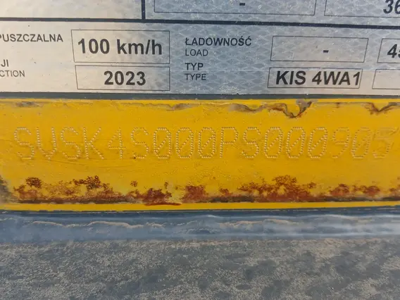 Самосвальный полуприцеп Bodex KIS 4WA1 2023 года б/у фото 7