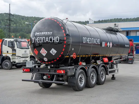 Полуприцеп битумовоз/нефтевоз Полуприцеп битумовоз ППЦБ 30КТ-32Л SEVEREST ССУ-1250, дисковые тормоза 2025 года новый фото 4