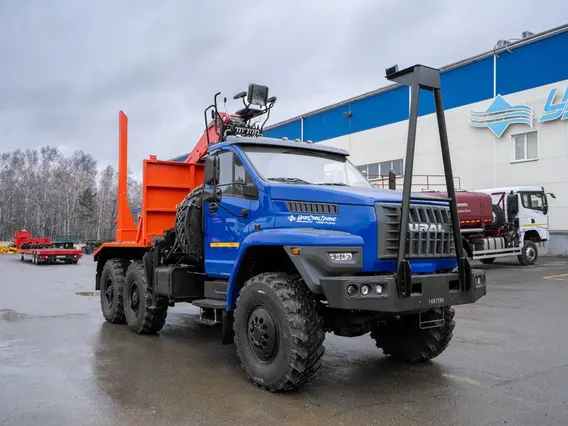Лесовоз с КМУ Урал NEXT 5557-6151-72 2025 года новый фото 7