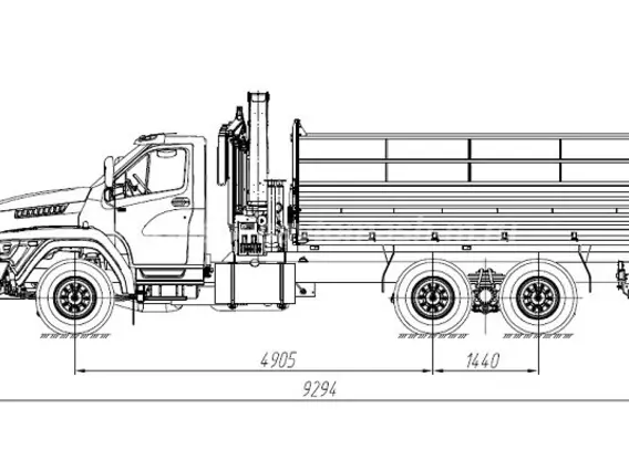 Самосвал Урал NEXT 73945 новый
