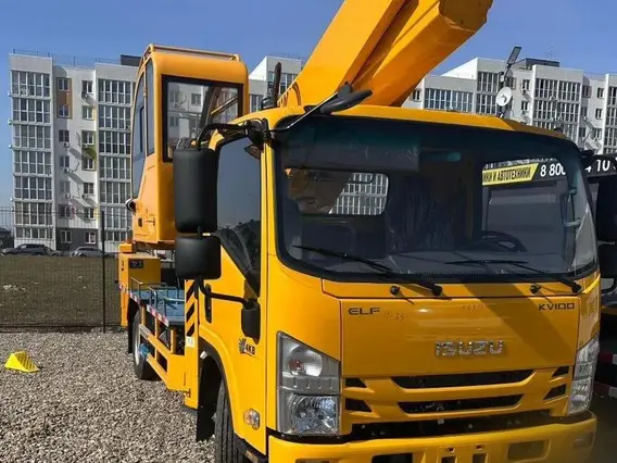 Автовышка isuzu 28 метров 2026 года новый фото 3