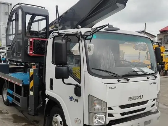Автовышка Isuzu Elf KV100, 300кг 2026 года новый фото 2