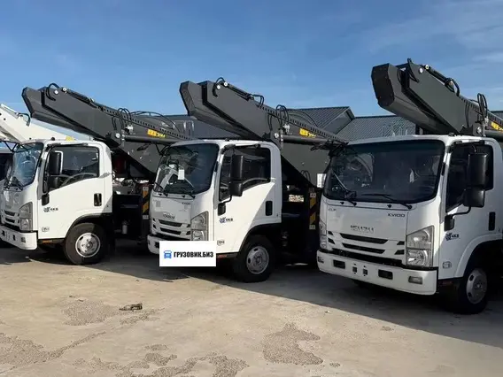 Автовышка Isuzu Elf KV100, 300кг 2026 года новый фото 8