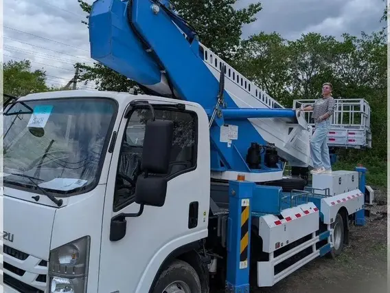 Автовышка isuzu 700р, 36м, 400кг 2026 года новый фото 7