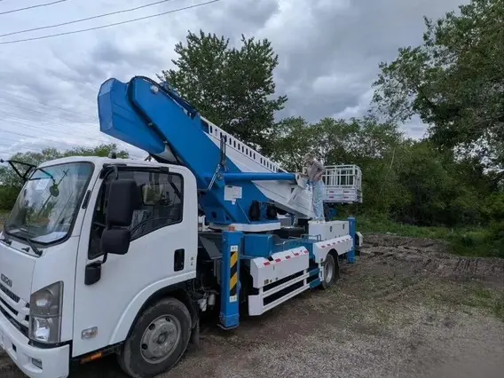 Автовышка isuzu 700р, 36м, 400кг 2026 года новый фото 9