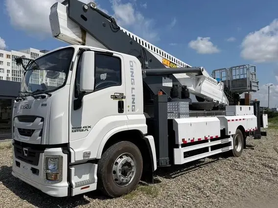 Автовышка isuzu giga 45м. 4х2, Редуктор - bosch 2026 года новый фото 2