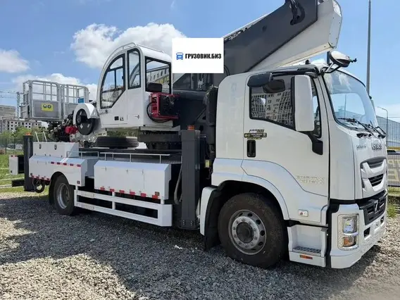 Автовышка isuzu giga 45м. 4х2, Редуктор - bosch 2026 года новый фото 4