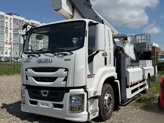 Автовышка isuzu giga 45м. 4х2, Редуктор - bosch 2026 года новый фото 5