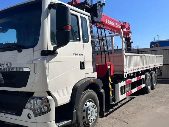 Бортовой грузовик Howo T5G с КМУ XCMG SQS350RU-5 2026 года новый