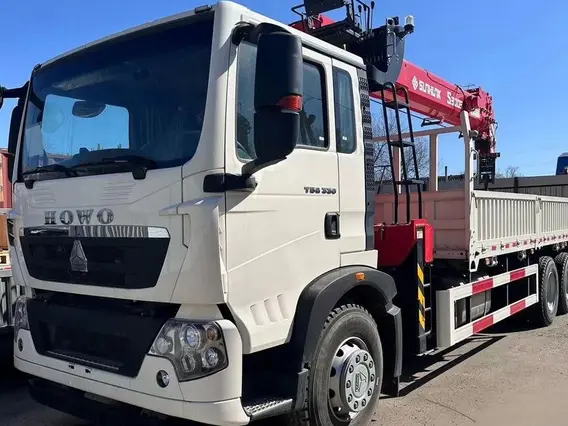 Бортовой грузовик Howo T5G с КМУ XCMG SQS350RU-5 2026 года новый фото 8