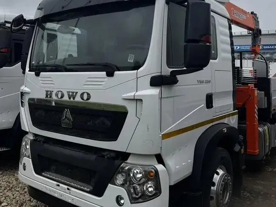 Бортовой грузовик HOWO T5G с КМУ HANGIL HGC 756 2026 года новый